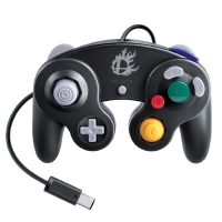 Nintendo GameCube Controller (Smash Bros. Black) Box Art