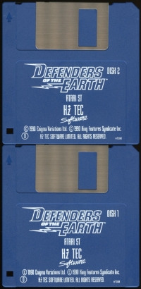 Defenders of the Earth (HiTec Software) Box Art