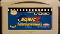 Game Boy Advance Video: Sonic X: A Super Sonic Hero: Volume 1 Box Art