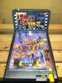 Crash Team Racing - Electronic LCD Pinball game Box Art