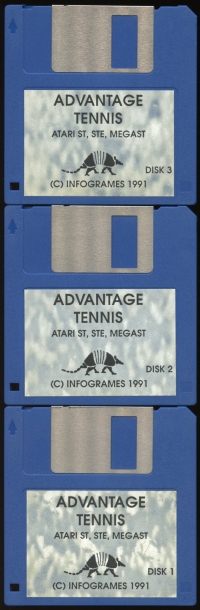 Advantage Tennis Box Art