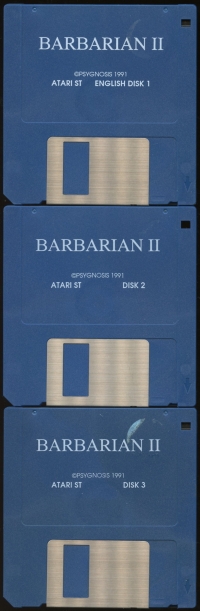 Barbarian II (Psygnosis) Box Art