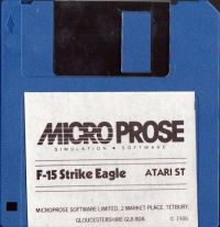 F-15 Strike Eagle (white label) Box Art