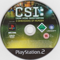 CSI: Crime Scene Investigations: 3 Dimensions of Murder [UK] Box Art