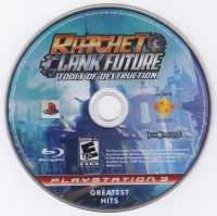 Ratchet & Clank Future: Tools of Destruction - Greatest Hits (Only On PlayStation text left) [CA] Box Art