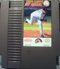 Roger Clemens' MVP Baseball (white label) Box Art