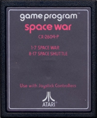 Space War (text label) Box Art