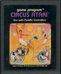 Circus Atari (picture label) Box Art