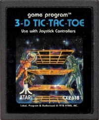 3-D Tic-Tac-Toe Box Art