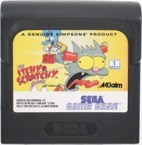 Itchy & Scratchy Game, The Box Art