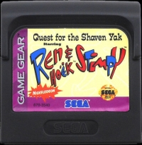 Quest for the Shaven Yak starring Ren Hoëk & Stimpy Box Art