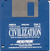 Sid Meier's Civilization (white label) Box Art