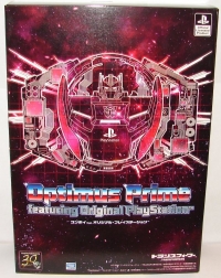 Transformers Optimus Prime featuring original PlayStation Box Art