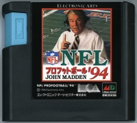 NFL Pro Football '94 John Madden Box Art