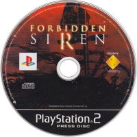 Forbidden Siren European Press Kit Box Art