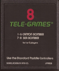 Canyon Bomber (Sears text label / 699828) Box Art