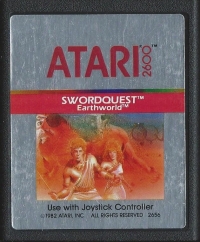 Swordquest: EarthWorld (Silver Label) Box Art