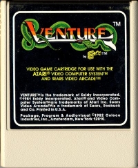 Venture (Coleco Cartridge) Box Art