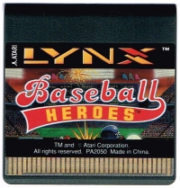 Baseball Heroes Box Art