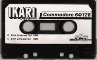 Ikari Warriors (cassette) Box Art