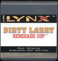 Dirty Larry: Renegade Cop Box Art