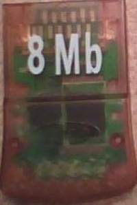 Intec Memory Card (8 Mb / orange) Box Art