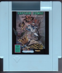 Captain Comic: The Adventure (blue cartridge) Box Art