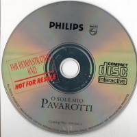 Pavarotti: O Sole Mio (For Demonstration Only) Box Art