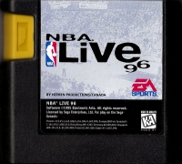 NBA Live 96 Box Art