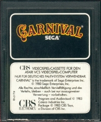 Carnival (yellow label) [DE] Box Art