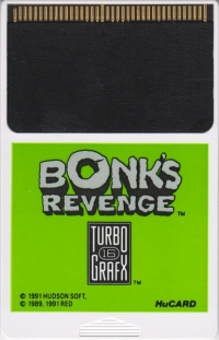 Bonk's Revenge Box Art