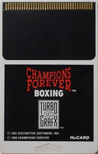 Champions Forever Boxing Box Art