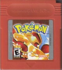 Pokémon Red Version (black ESRB) Box Art