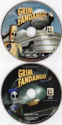 Grim Fandango (Software Pyramide) Box Art