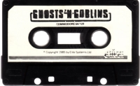 Ghosts 'n Goblins (cassette) Box Art