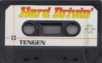 Hard Drivin' (cassette) Box Art