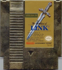 Zelda II: The Adventure of Link (Nintendo Entertainment System banner) Box Art