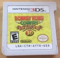 Donkey Kong Country Returns 3D - Nintendo Selects Box Art
