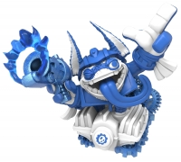 Skylanders SuperChargers - Power Blue Trigger Happy Box Art