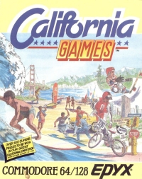 California Games (cassette) Box Art