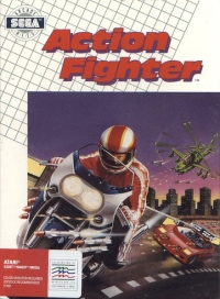 Action Fighter (red label) Box Art