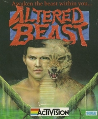 Altered Beast (blue disk) Box Art