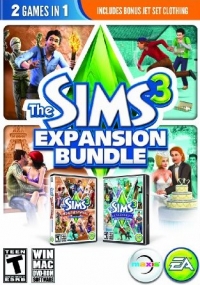 Sims 3, The: Expansion Bundle Box Art