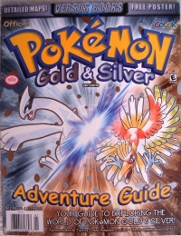 Pokémon Gold & Silver Versions - Official Adventure Guide Box Art