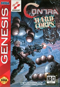 Contra: Hard Corps Box Art