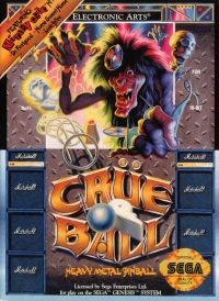 Crüe Ball: Heavy Metal Pinball Box Art