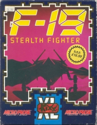 F-19 Stealth Fighter - Kixx XL Box Art