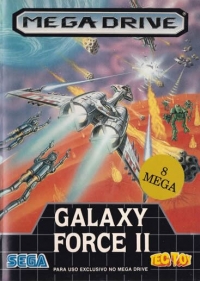 Galaxy Force II (red planet cover) Box Art