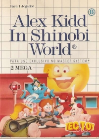 Alex Kidd in Shinobi World (Letter B) Box Art
