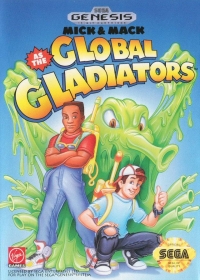 Mick & Mack as the Global Gladiators Box Art